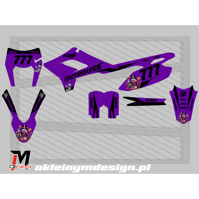 XMOTOS XB88 PURPLE AND BLACK, 777