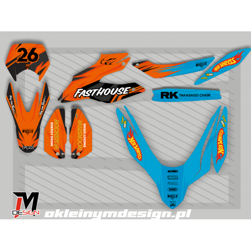 SX 125 ORANGE BLUE