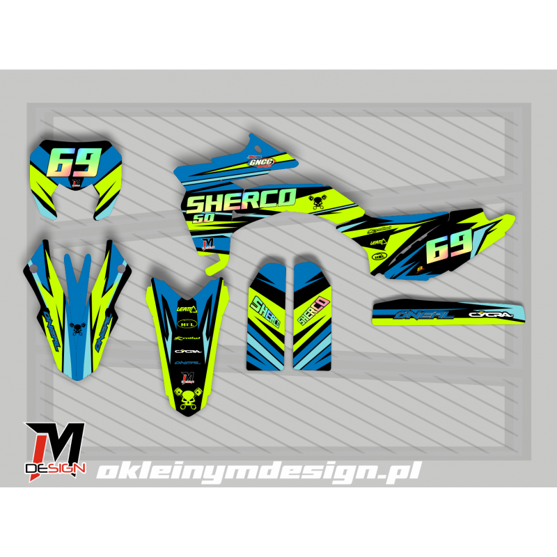 SHERCO BLUE FLUO V1