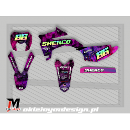 SHERCO DARK PURPLE PINK