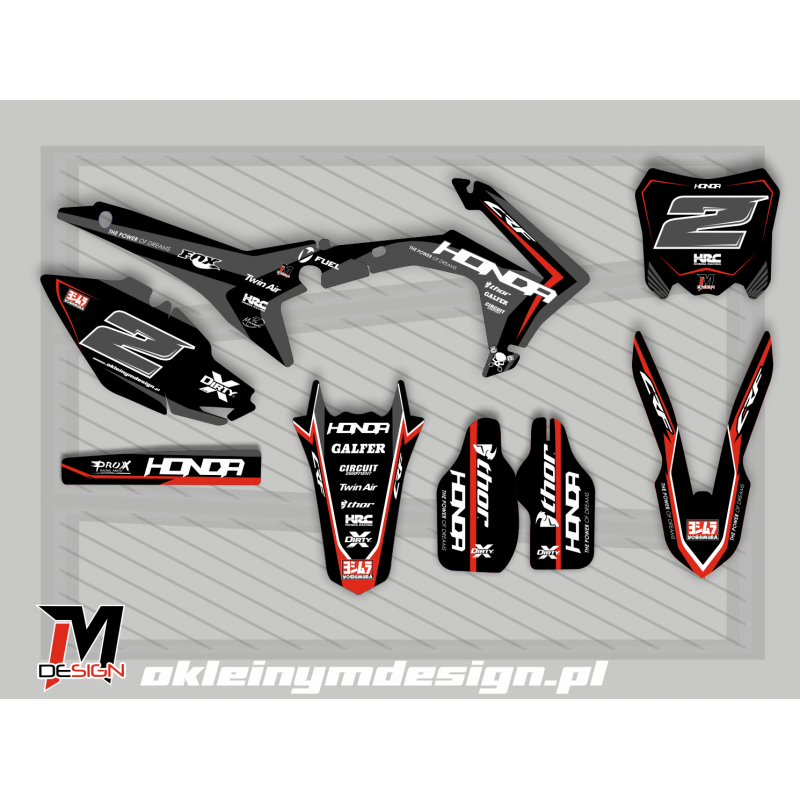 CRF Grey Red