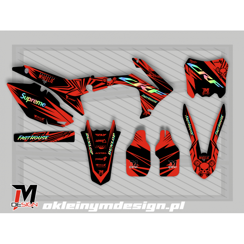 Honda CRF Black Red v2