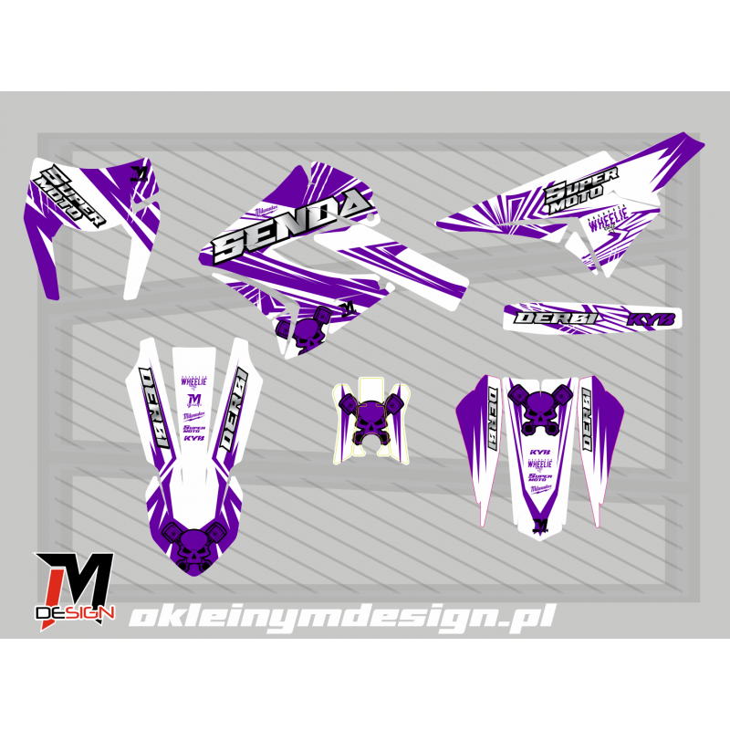 DERBI TNT Purple White