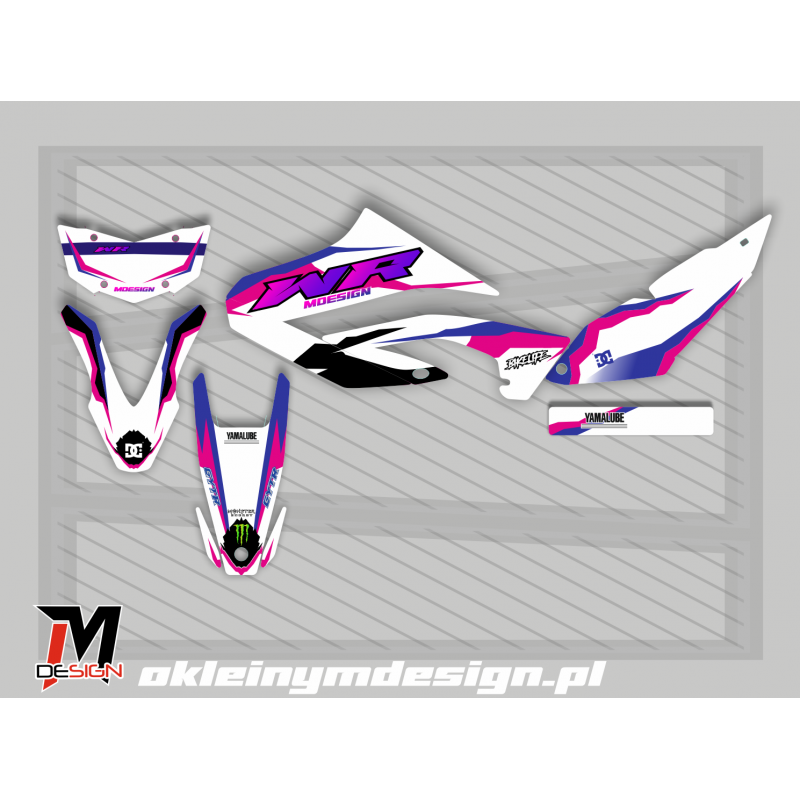 Yamaha WR125 Pinky White