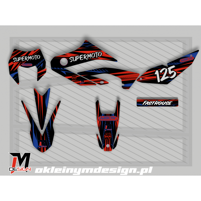 WR125X Supermoto Red V1