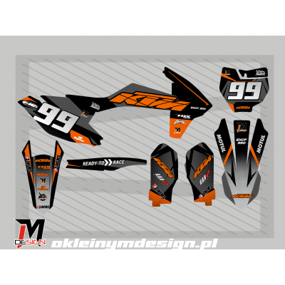 KTM SXF 350 Orange Grey