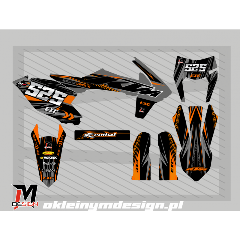 EXC KTM 16 Dark Orange