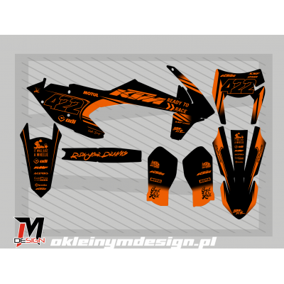 KTM Exc Black Orange 2017