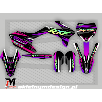 RXF Purple Pink stickers