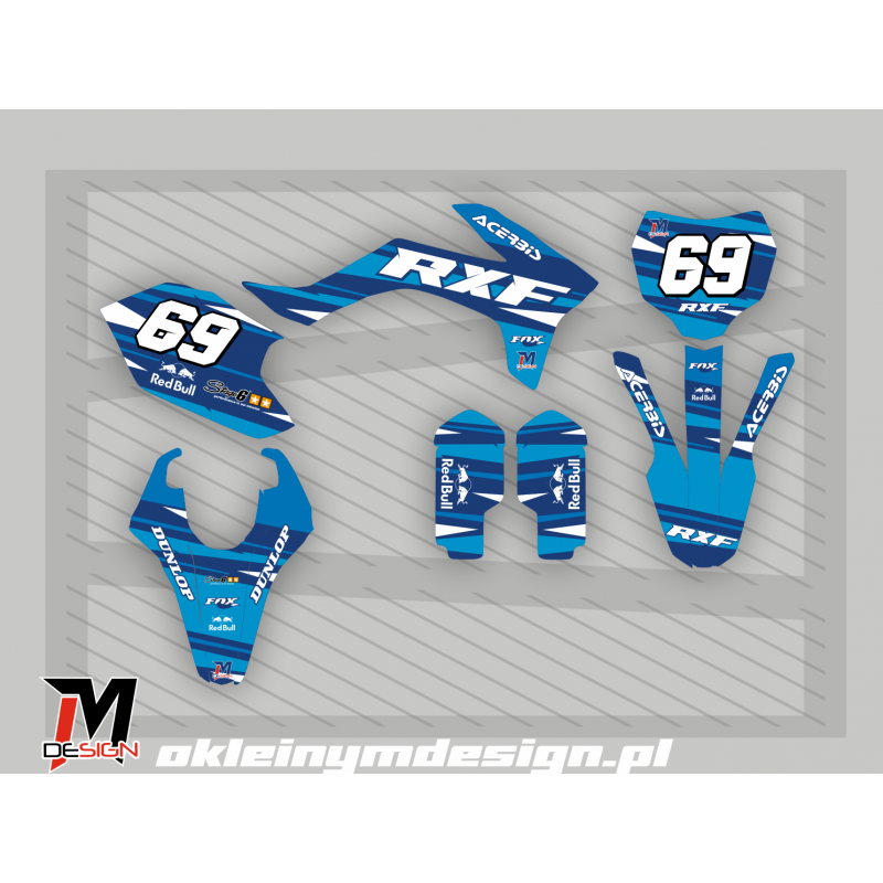 RXF okleina Blue 69