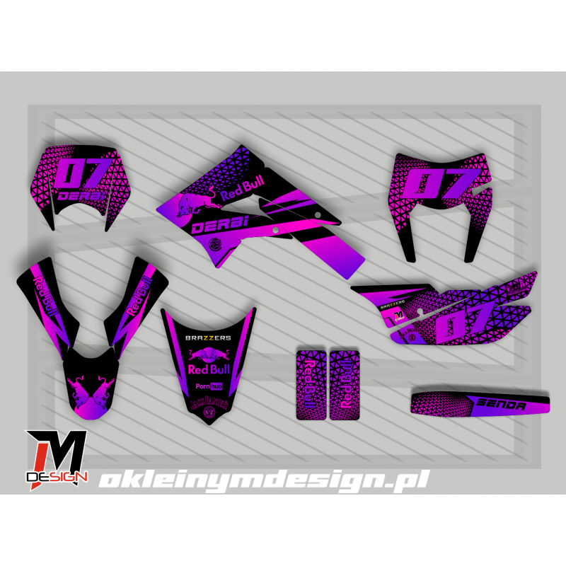 DERBI RB PINK AND PURPLE