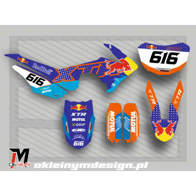 XTR 616 PRO Okleina Blue