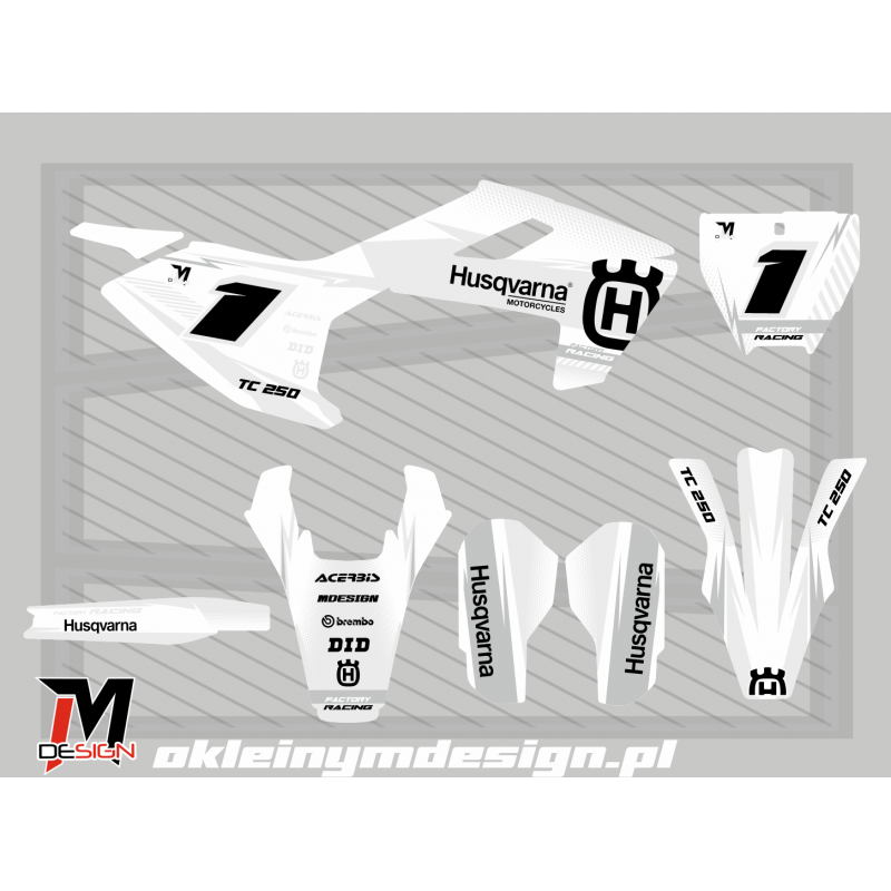 Husqvarna white and grey