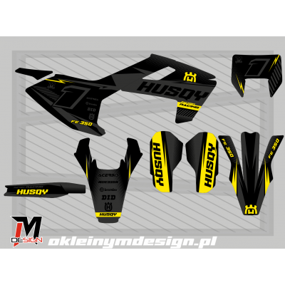 Husqvarna black, grey and...