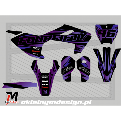 Husqvarna black and purple