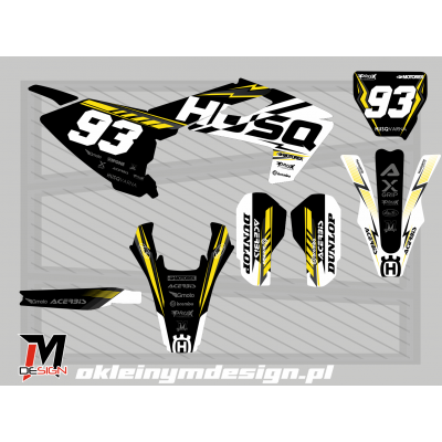 Husqvarna black, yellow and...