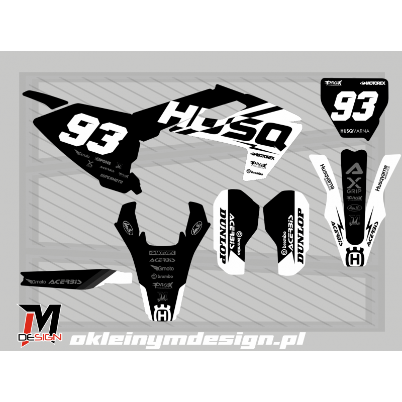 Husqvarna white and black