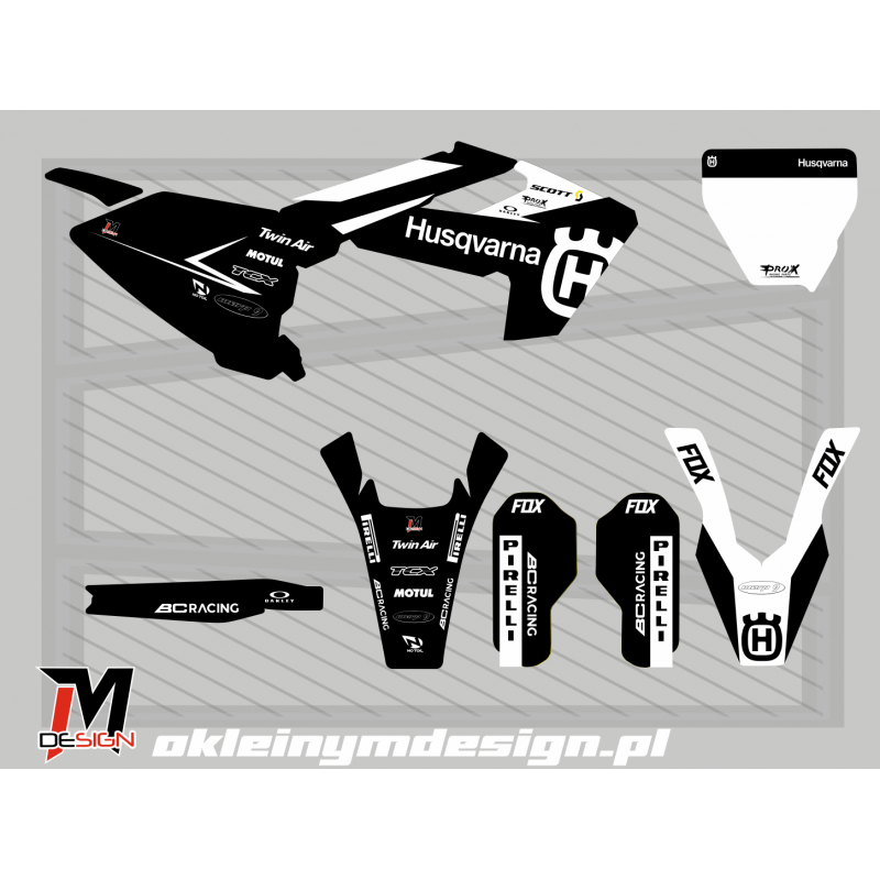 Husqvarna black and white