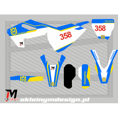 Husqvarna white, yellow,...