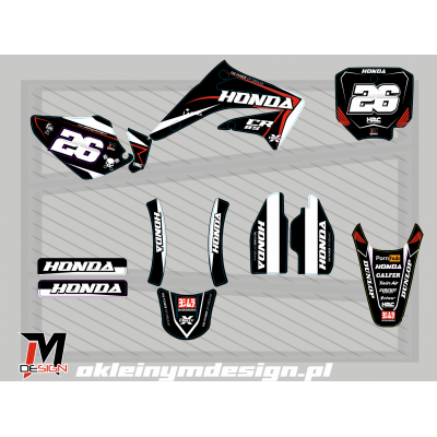 Honda black and red 26