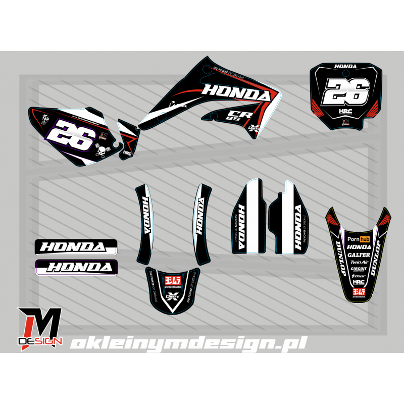 Honda black and red 26