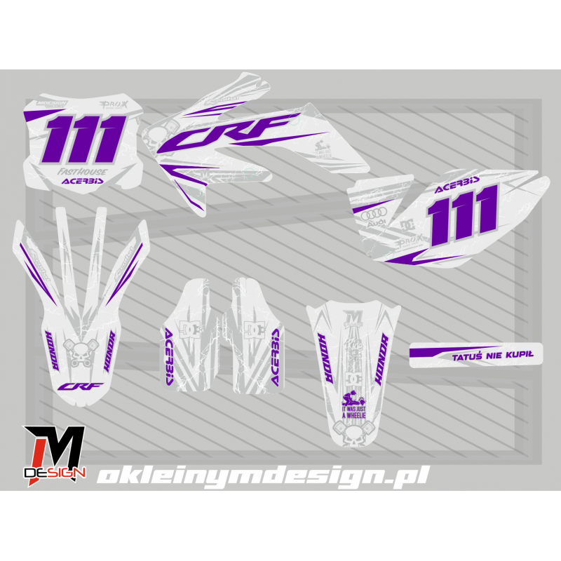 Honda purple and grey