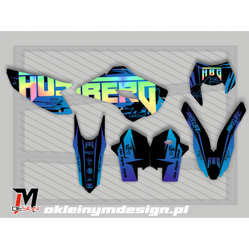 Husaberg Blue and Black