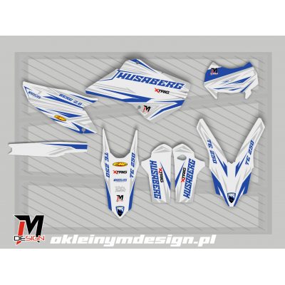 Husaberg White and Blue