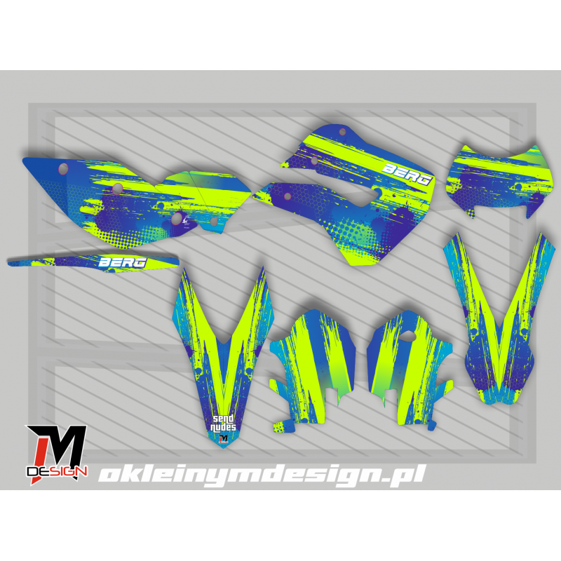 Husaberg  Blue and Green