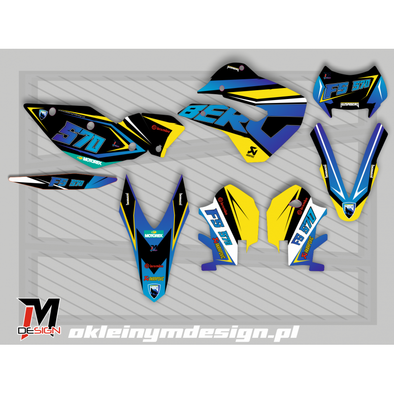 HUSABERG Blue, Black, Yellow