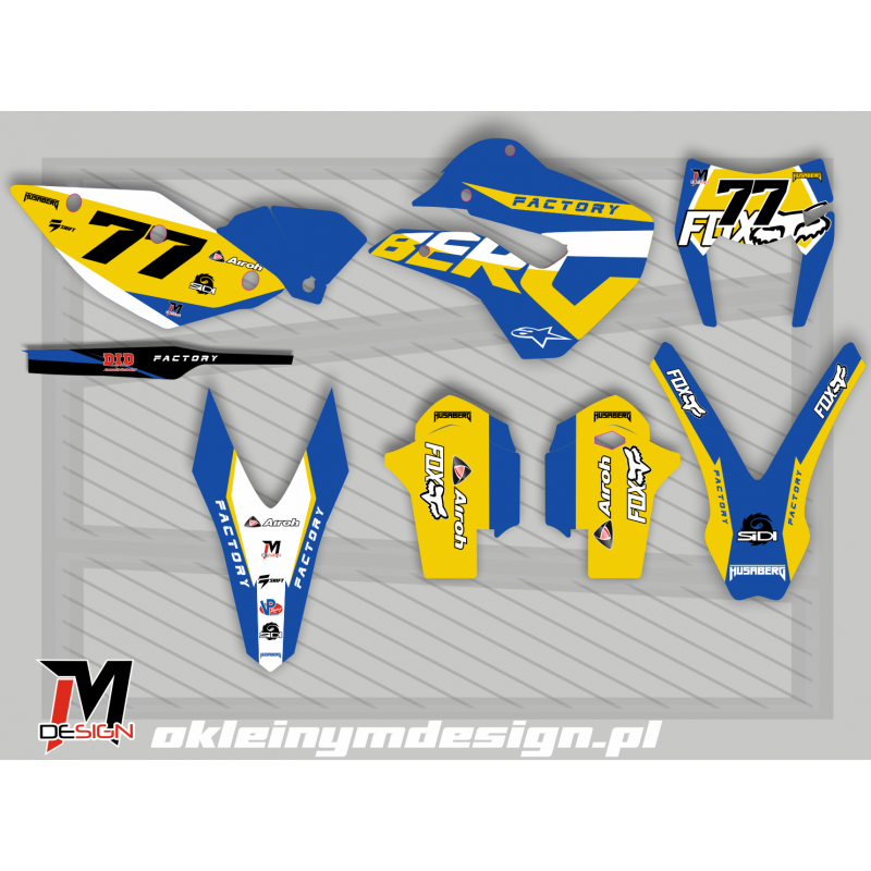 HUSABERG Blue and Yellow 77