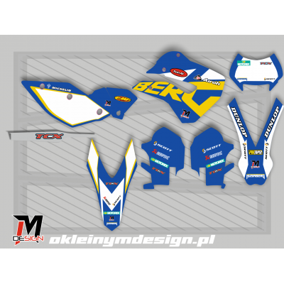 HUSABERG Blue, White and...