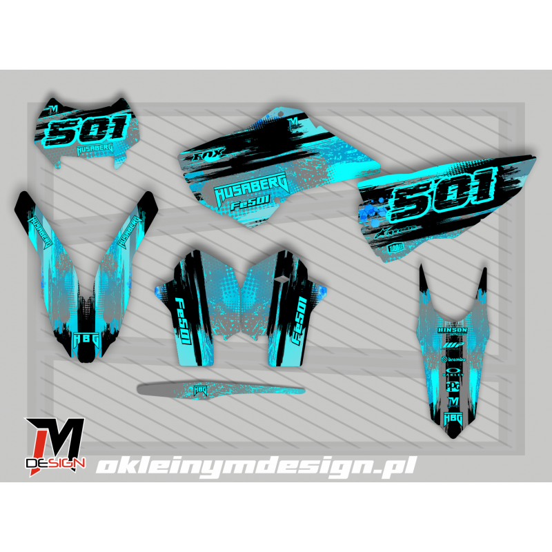 HUSABERG Blue, Black 501