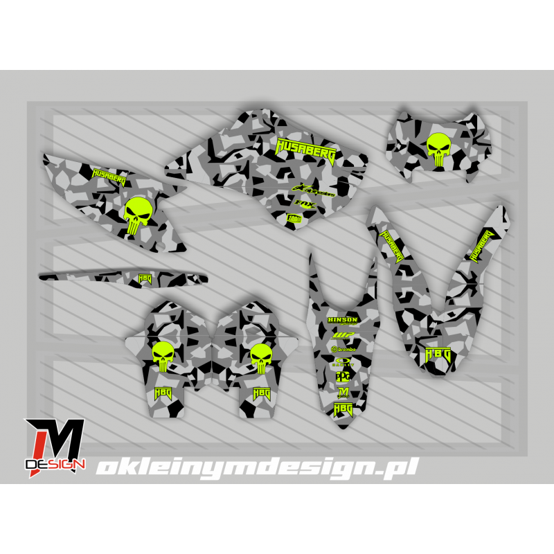 HUSABERG Grey,Black and Green