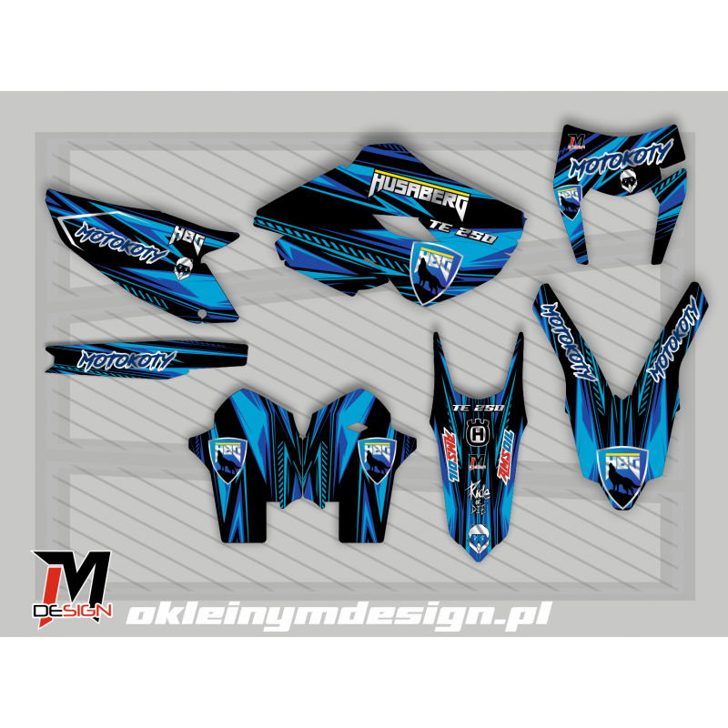 HUSABERG Black, Dark Blue  TE 250