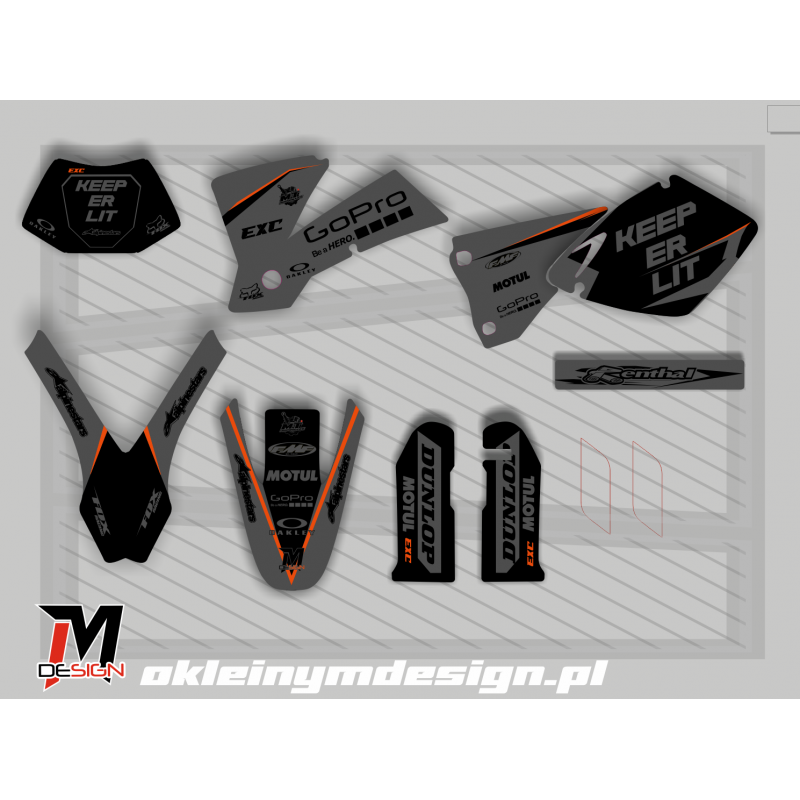 KTM EXC / SX  Grey, Black, Orange