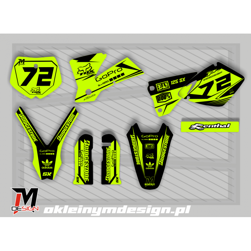 KTM EXC / SX holo Green and Black 72