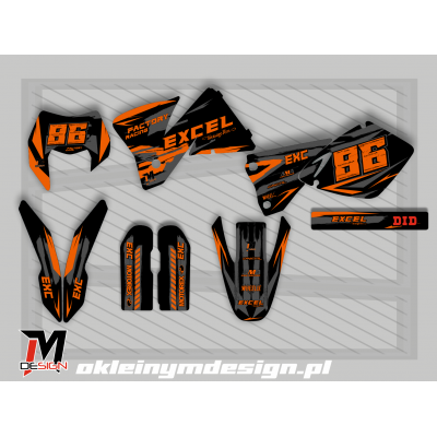 KTM EXC / SX Black and...