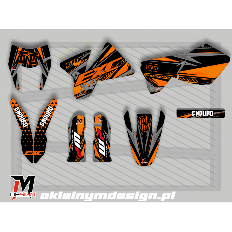 KTM EXC / SX Orange, Black and Grey