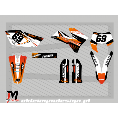 KTM EXC / SX White, Black,...