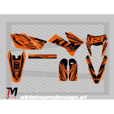 KTM EXC / SX Orange and Black