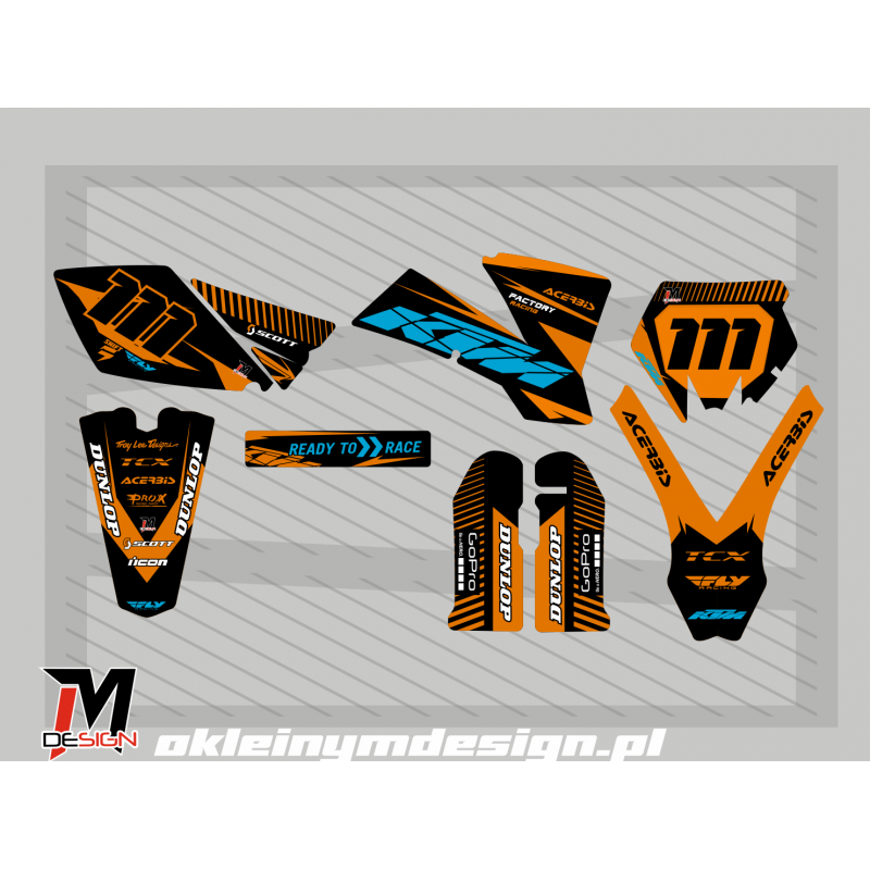 KTM EXC / SX Black and Brown, 111