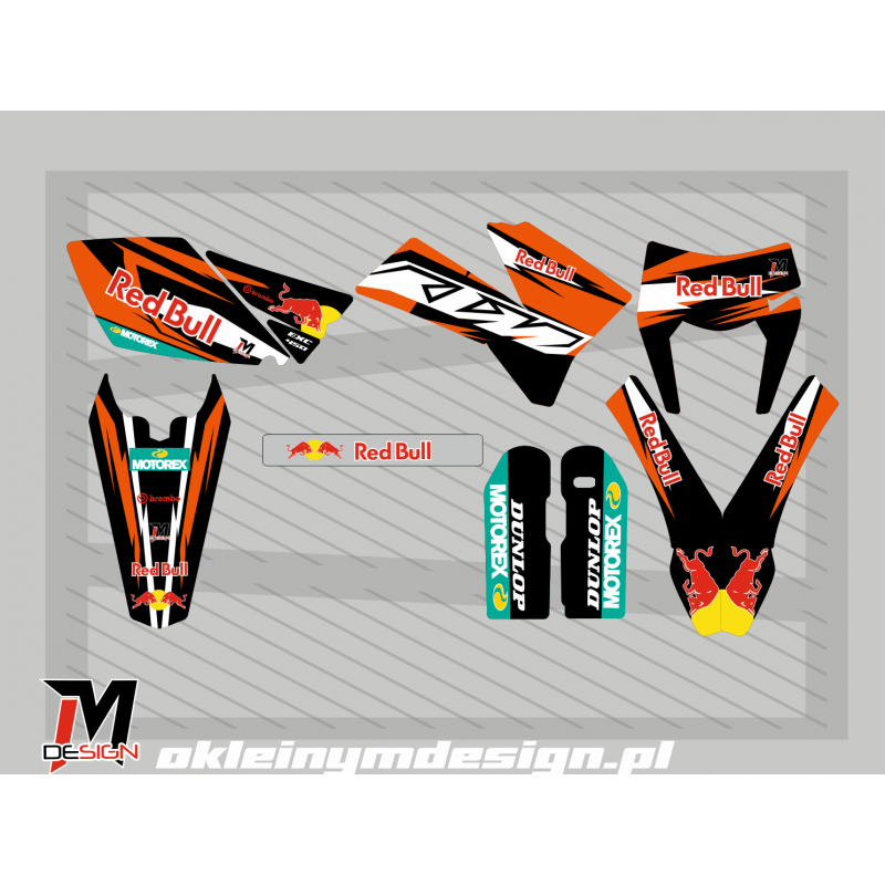 KTM EXC / SX Black, Orange, White Red Bull