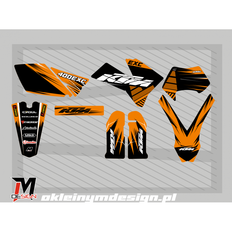 KTM EXC / SX Orange and Black 400EXC