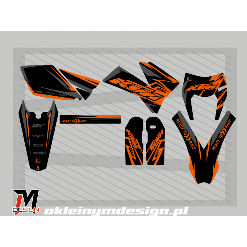 KTM EXC / SX Black, Grey, Orange