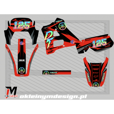 YAMACHA DT 125 Black, Red...