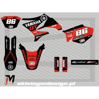 YAMACHA DT 50 Red and...