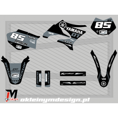 YAMACHA DT 50 Black, Grey, 85