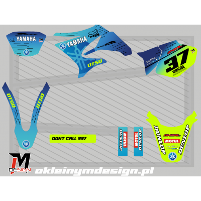 YAMACHA DT 50 Blue and...