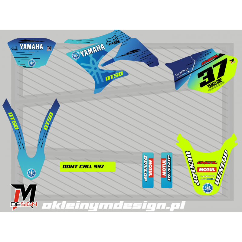 YAMACHA DT 50 Blue and Green, 37